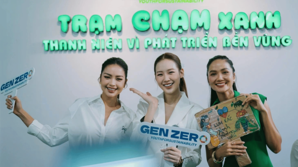 Dự án môi trường Gen Zero của hoa hậu Bảo Ngọc tại Ngày hội Việt Nam Xanh